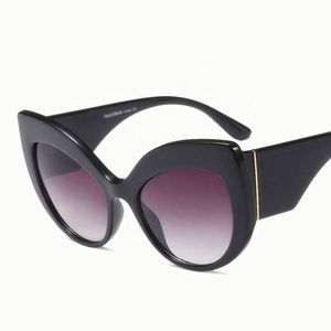 Nouvelles Arrivées Mode Rétro : Lunettes de Soleil Oversize Femme, Monture Large Dégradée, Style Œil de Chat, Collection Femme 2021 - Product Image 3