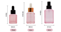 Ventes en gros de pots en verre cosmétiques de luxe et de flacons de lotion pressés avec finition personnalisée pour l'emballage de crèmes et d'essences pour soins de la peau