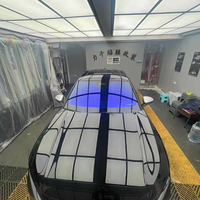 Haute qualité VLT 58% caméléon fenêtre Film 1.52*30M PET Sola bleu violet auto-cicatrisant Protection UV protection pour pare-brise
