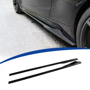 Faldones Laterales BMW de Material ABS en Negro Brillante, Fácil Instalación para la Serie F87 M2 2014-2019 - Product Image 1