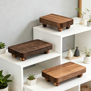 Base <span class=keywords><strong>de</strong></span> madera moderna apilable para velas, aceites esenciales y recuerdos para cocina/baño. Base <span class=keywords><strong>de</strong></span> exhibición <span class=keywords><strong>de</strong></span> madera. - Product Image 3