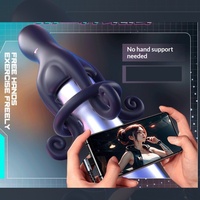 Masturbateur masculin Octopus Trainer à vibration tentaculaire, contrôle par télécommande/application, avec anneau de blocage, jouet sexuel