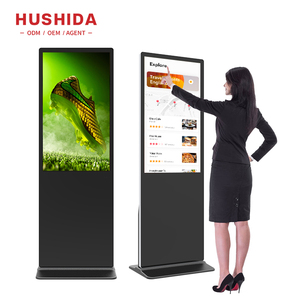32 43 50 55 65 polegada vertical piso de pé, kiosk tela sensível ao toque android display de assinatura digital - Product Image 1