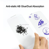 Protection d'écran en verre trempé ultra-résistant HD transparent sans bordure, incassable, résistant à la pression des bords de 45 kg pour iPhone 18 17 Pro Max