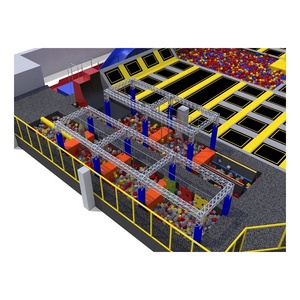 New Indoor Playground American <strong>Ninja</strong> Warrior Obstacle Course for Kids and Adults with <strong>Ball</strong> Pool - Product Image 5