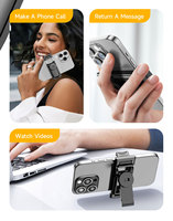 1760mm en alliage d'aluminium Live Streaming Selfie Stick AI Face Tracking pour V5.2 Télécommande sans fil Stable Automatique