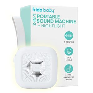 Máquina de Sonido Portátil Frida Baby con Luz Nocturna 2 en 1, Dispositivo Relajante con Ruido Blanco para Bebés - Product Image 1