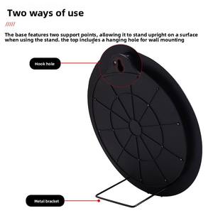 <span class=keywords><strong>Cible</strong></span> de fléchettes en plastique de sécurité 16 pouces pour la famille, les fêtes, les clubs, la maison, l'intérieur, l'extérieur, le camping et les voyages - Product Image 3