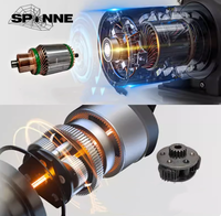 Cabrestante Eléctrico Spider de 12,000 Libras con Control Remoto Inalámbrico, Cuerda de Nailon para Vehículos Todoterreno, Modificado para 13,500 Libras