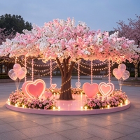 Arbre artificiel en fibre de verre grand format pour la décoration de restaurants, mariages en plein air et fêtes – Arbre de cerisier Sakura en gros