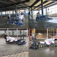 VANSE YZ28-4S travaux de sol en béton système hydraulique complet ligne droite auto-nivelant laser guidé Machine de nivellement laser