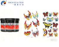 Tinta tato motif layar tidak beracun terlaris dan bahan habis pakai untuk lem stiker tato sementara A/B