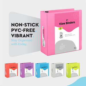 Nhà máy trực tiếp <span class=keywords><strong>3</strong></span> inch <span class=keywords><strong>3</strong></span>-Ring chất kết dính <span class=keywords><strong>A4</strong></span> trong suốt xem Bìa trình bày thư mục tập tin cho văn phòng và đồ dùng học tập - Product Image 5