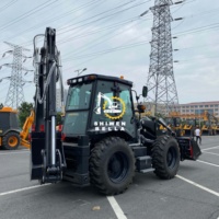 Chargeuse-pelleteuse JCB 4CX d'occasion, modèle original 4x4, excavatrice rétro à prix abordable, compatible JCB 1CX 3CX 4CX 5CX 3DX, prête à être expédiée, en promotion