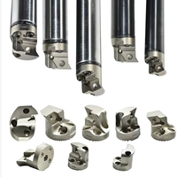Porte-outil de perçage à remplacement rapide avec connexion à dents de scie et amortisseur intégré pour usinage CNC