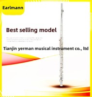 Elman Alto Flute YCF-62 White Brass Silver-Plated G Major Tone Instrument Performance Test