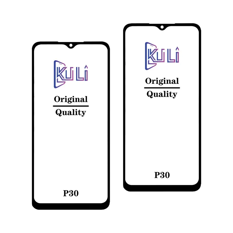 KULI phone front parts repair For huawei P20 lite P20pro P30 lite P40 P40lite Assembly screen panel glass with oca replacement