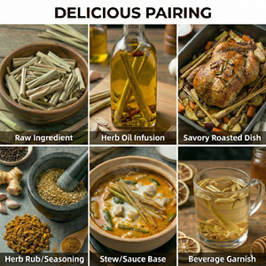 ผงตะไคร้แห้ง ผสมเครื่องเทศเอเชีย สำหรับปรุงรสอาหารทะเลและแกงกะหรี่มะพร้าว ผลิตจากโรงงาน - Product Image 5