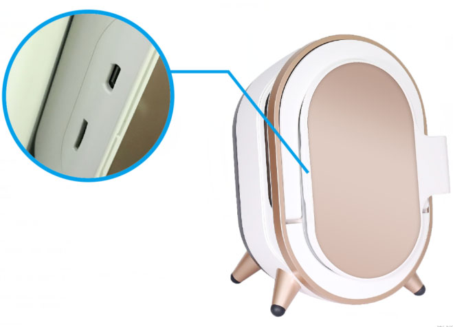 50HZ Facial Scanner Skin Analyzer Diagnostic Facial Dermatology Device