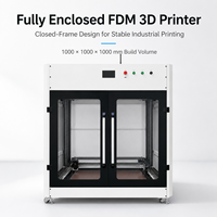 Nouvelle imprimante 3D FDM à grande plateforme, en alliage d'aluminium industriel, production automatique en série à haute vitesse, chambre fermée, sortie stable