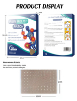 Patch de plâtre thermique pour douleur corporelle Patch de douleur cervicale à l'épaule en plâtre antalgique de haute qualité