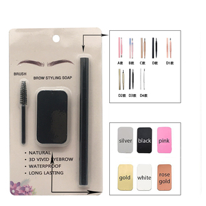 Kit de Maquillage <span class=keywords><strong>Sourcils</strong></span> Personnalisé : <span class=keywords><strong>Crayon</strong></span>, Cire, Savon et Brosse Imperméables – Longue Tenue Professionnel – Fournisseur de Maquillage Marque Privée - Product Image 6