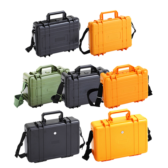 DJ Mavic Carrying Case 2 Pro OEM Hard Plastic IP67 Waterproof Impact Resistant 3-Year Warranty Black Green Drone Case