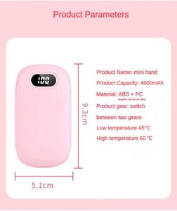 Venta al por mayor ODM: Producto superventas 2026 - Calentador de manos portátil de bolsillo USB recargable, mini baterías externas de carga rápida. - Product Image 4