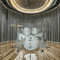 Hailun Acrylique Drum Sets Instrument à Percussion de haute qualité Usine de vente directe Usine directe BON MARCHÉ