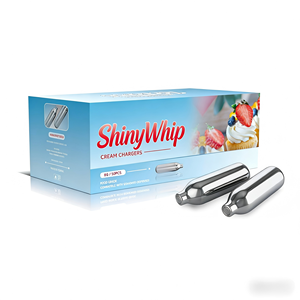 新品上市 Shiny <span class=keywords><strong>Whip</strong></span> 8g Cargador De Crema 奶泡打发器盒装，美国和欧盟本地库存 - Product Image 2