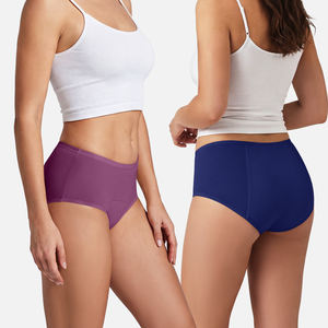 Bragas Menstruales OEM de Cintura Media, Transpirables, de Nailon y Algodón, a Prueba de Fugas, <span class=keywords><strong>Sin</strong></span> PFAS, para Mujeres y Niñas - Product Image 6