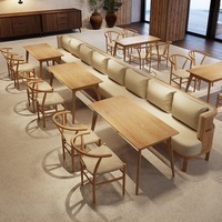 Ensembles de chaises de salle à manger modernes nordiques, sur mesure, adaptés aux cafés, bistros, restaurants, hôtels et salons. Fabriqué en bois.