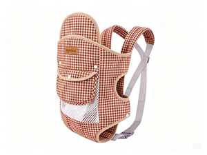 <span class=keywords><strong>Porte</strong></span>-bébé pliable multifonctionnel en coton à carreaux MotherSphere, pour bébés de 0 à 6 mois, portage frontal, fabrication directe OEM ODM - Product Image 3