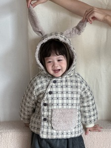 Abrigo de Algodón para Niños, Invierno 2025, Nuevo Estilo, Versión Coreana, <span class=keywords><strong>Ropa</strong></span> de Otoño para Bebés, Conjunto de Forro Polar para Niños - Product Image 6