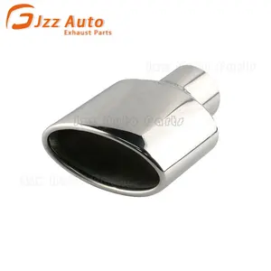 JZZ Universal Car Oval Exhaust Tail Pipe For muffler tip