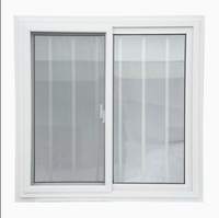 Fenêtres à battants et portes coulissantes en PVC sont résistantes aux ouragans, insonorisées, durables et anti-rayonnements