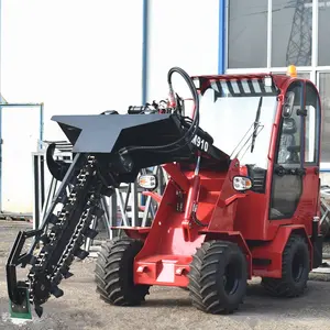 TAIAN Brand New Articulated Farm Tracto Loaders 1ton Cheap Price Compact Mini Wheel Loader Like Multione