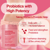 Capsules orales probiotiques aux herbes naturelles biologiques, 60 pièces, personnalisables, pour l'hygiène féminine, la flore vaginale saine et l'élimination des odeurs.