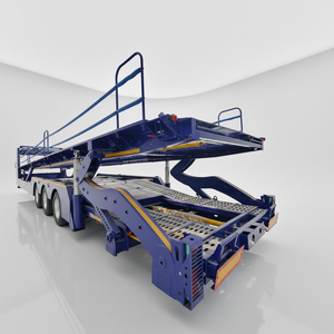 <span class=keywords><strong>Remolque</strong></span> de Transporte de Autos de 3 Ejes a Bajo Precio, Semirremolque de Dos Pisos de 17 m para 8/10 Vehículos - Product Image 1