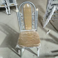 Chaises de banquet empilables modernes en tissu rembourré d'éponge pour hôtels et événements, idéales pour la salle à manger et l'intérieur (vente en gros)
