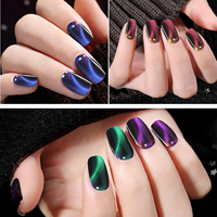 Gel pour ongles Galaxy Cat Eye professionnel, fournitures personnalisées pour ongles, gel magnétique caméléon Cat Eye, vente en gros pour les professionnels
