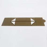 Boîte cadeau pliable dorée avec logo personnalisé, design nœud et fermeture magnétique pour emballages de mariage, d'entreprise et de marques haut de gamme