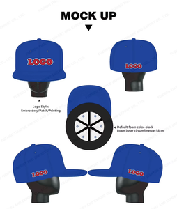 Casquette de chapeau à bord plat géant surdimensionné personnalisé casquette ajustée support d'insertion en mousse Snapback Baseball grande taille chapeau broderie Patch casquette ajustée - Product Image 2