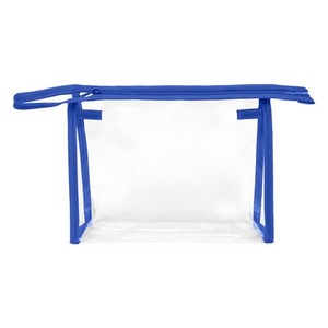 <b>Large</b> Capacity Transparent Clear Cosmetic for <b>Toiletry</b> Pouch Eco-Friendly and Water Resistant Portable TPU <b>Bag</b> with Zipper - Product Image 6