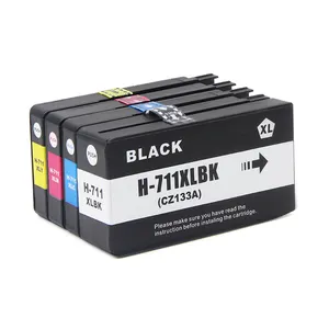 Ocbestjet For HP Designjet 711 T125 711XL 711 XL Compatible Ink Cartridge With Full Pigment Ink For HP T520 T120 T520 Printer