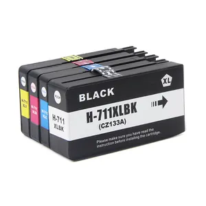 Ocbestjet Voor Hp Designjet 711 T125 711XL 711 Xl Compatibele Inkt Cartridge Met Volledige Pigment Inkt Voor Hp T520 T120 t520 Printer