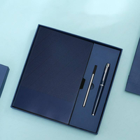 Lot de stylos de luxe USB 16G/32G en gros, ensemble personnalisé pour cadeau d'entreprise pour hommes, carnet A5 à feuilles mobiles, agenda, planificateur, impression typographique