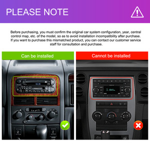 Pour système audio stéréo de voiture MEKEDE, système de navigation, Car-Play, multimédia pour <span class=keywords><strong>Jeep</strong></span> <span class=keywords><strong>Grand</strong></span> <span class=keywords><strong>Cherokee</strong></span> Chrysler 2002-<span class=keywords><strong>2006</strong></span>, tableau de bord séparé - Product Image 2
