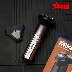 เครื่องโกนหนวดไฟฟ้า DSP สำหรับผู้ชาย IPX7 กันน้ำ USB ชาร์จตัวเครื่องโลหะจอแสดงผล LED 60509 - Product Image 4