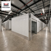 Unités de stockage préfabriquées en acier galvanisé, système de cloisons modulaires intérieures pour stockage, à vendre